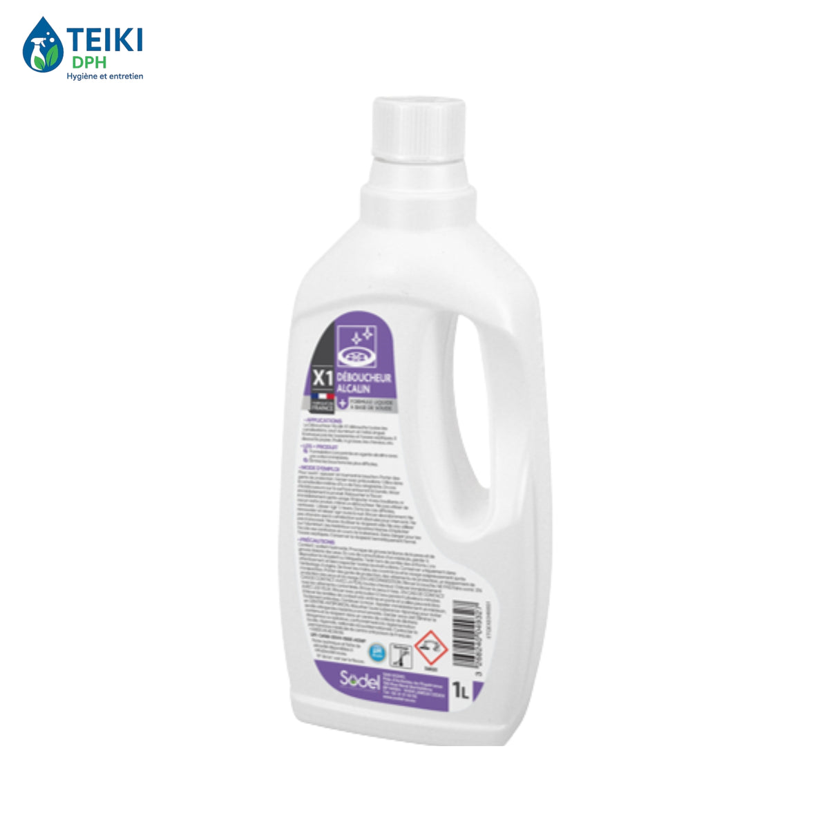 X1 DÉBOUCHEUR ALCALIN 1L