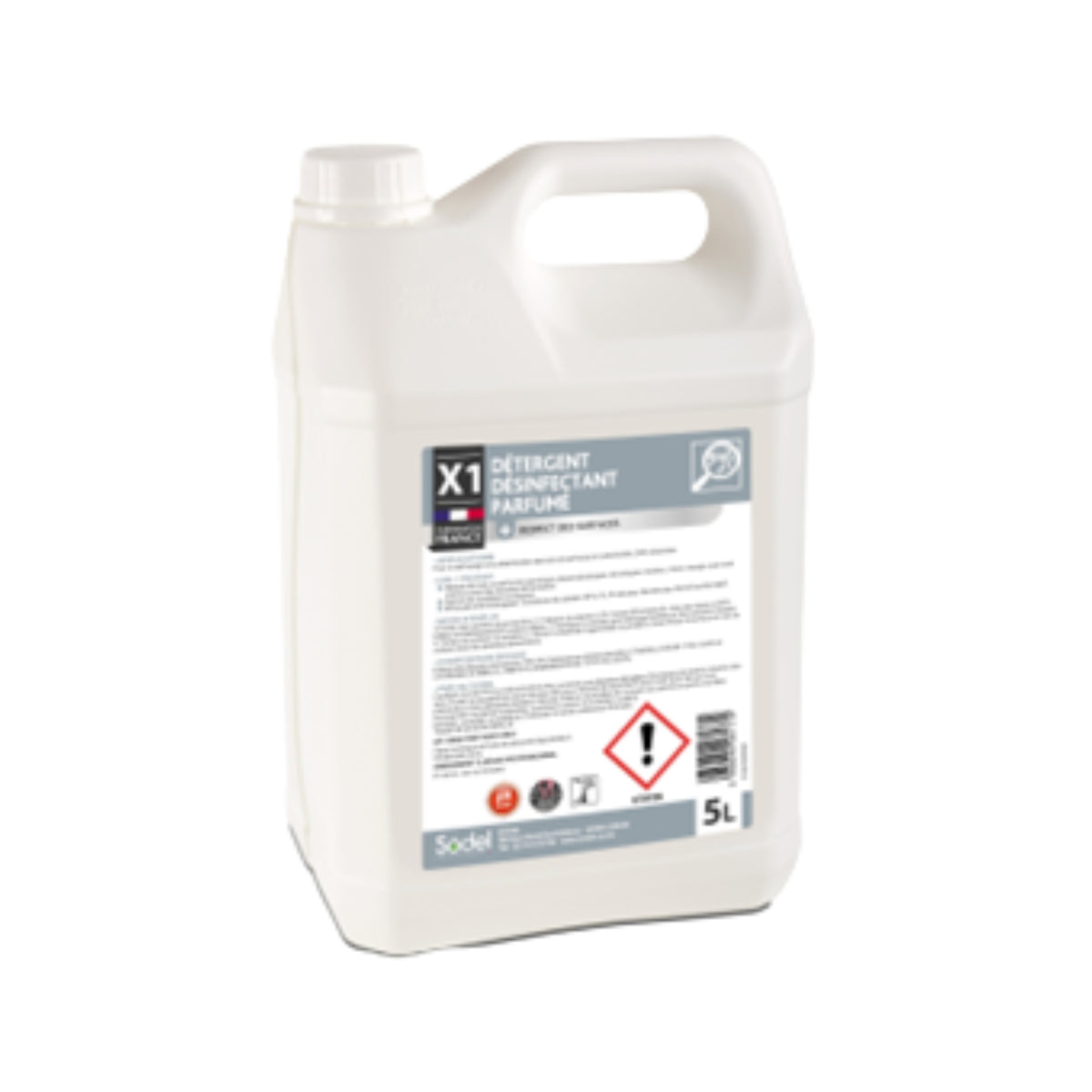 X1 DETERGENT DESINFECTANT BIOCIDE EUCALYPTUS 5L