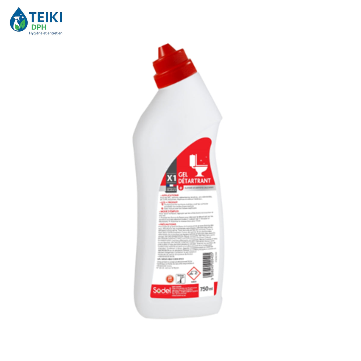 X1 GEL WC DÉTARTRANT SANITAIRE 750ML