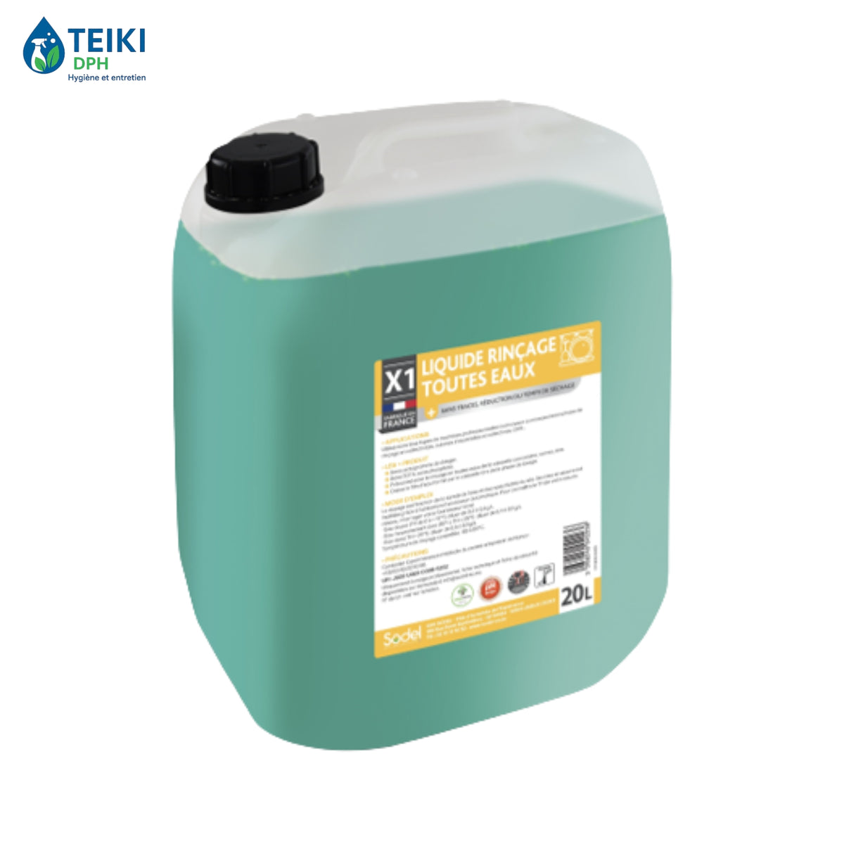 X1 LIQUIDE RINÇAGE MACHINE TOUTES EAUX 20L