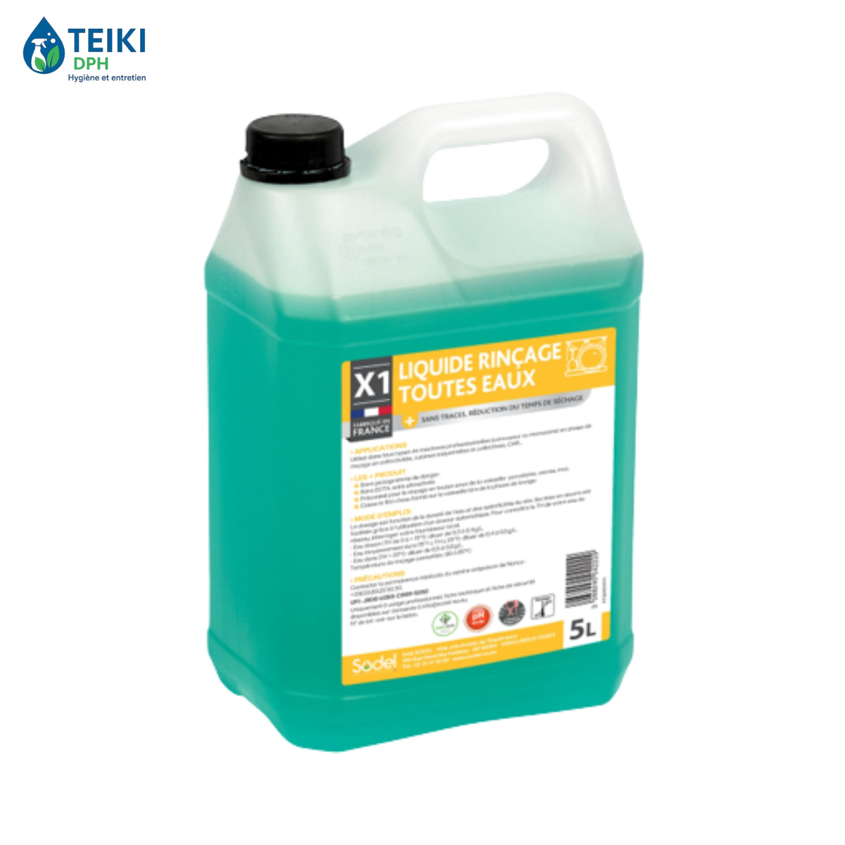 X1 LIQUIDE RINÇAGE MACHINE TOUTES EAUX 5L